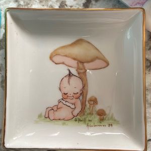 Kewpie ceramic square decorative tray